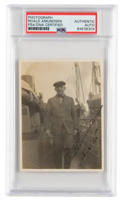 Lot #6137 Roald Amundsen Signed Photograph