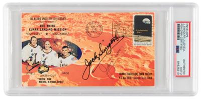 Lot #6385 Apollo 13: Jack Swigert and James Lovell Signed Launch Day Cover