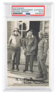 Lot #6345 Montgomery of Alamein Signed Photograph