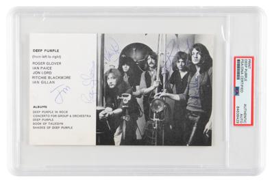 Lot #6532 Deep Purple Signed Promo Card