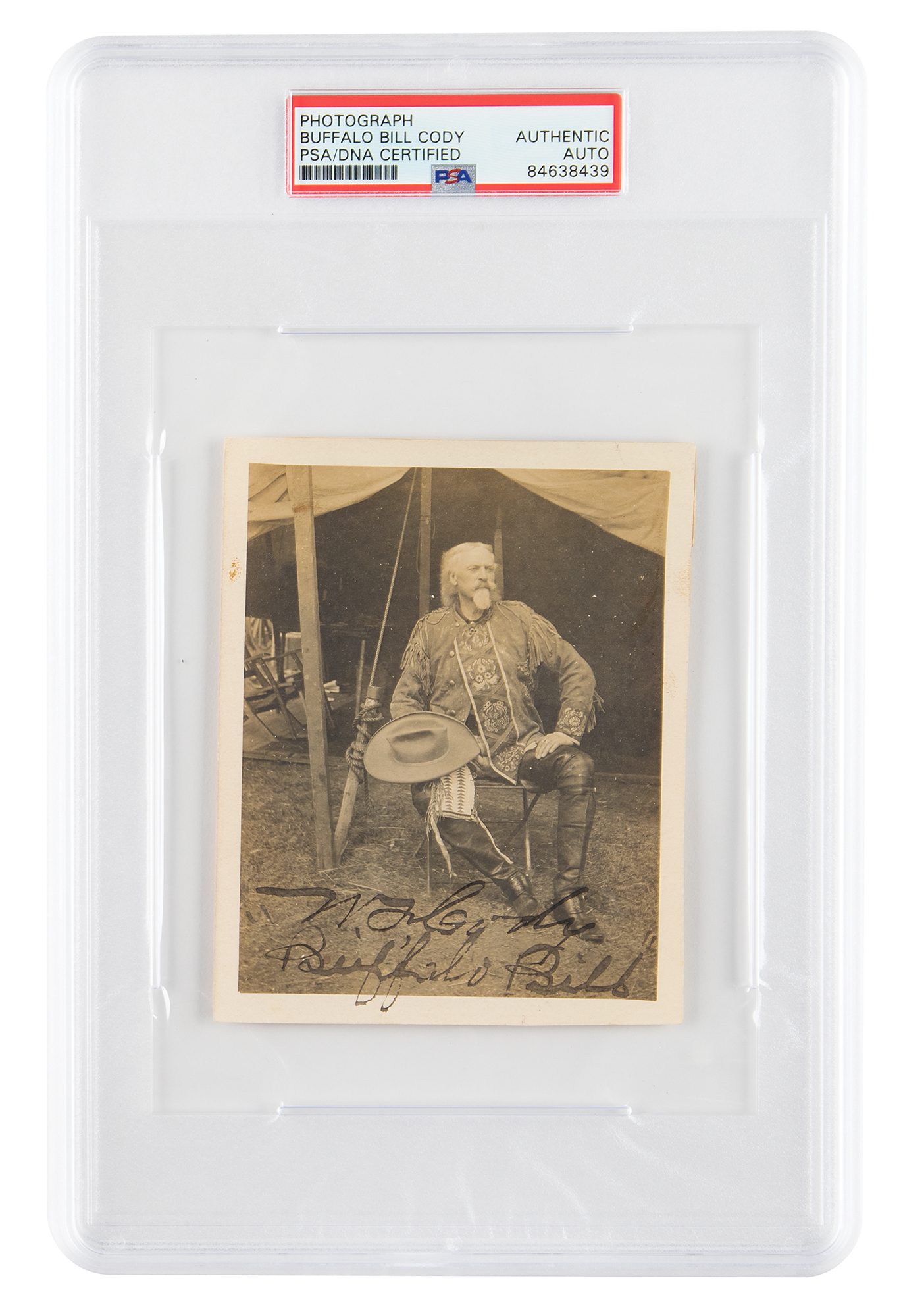 Lot #6140 William F. 'Buffalo Bill' Cody Signed Photograph