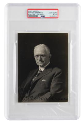 Lot #6191 George Eastman Signed Photograph