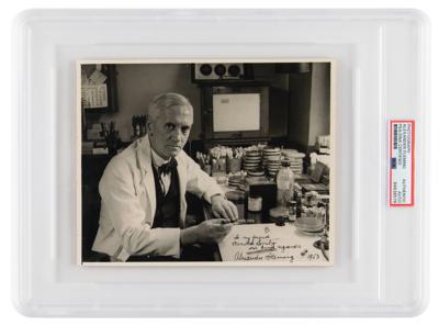 Lot #6114 Alexander Fleming Signed Photograph