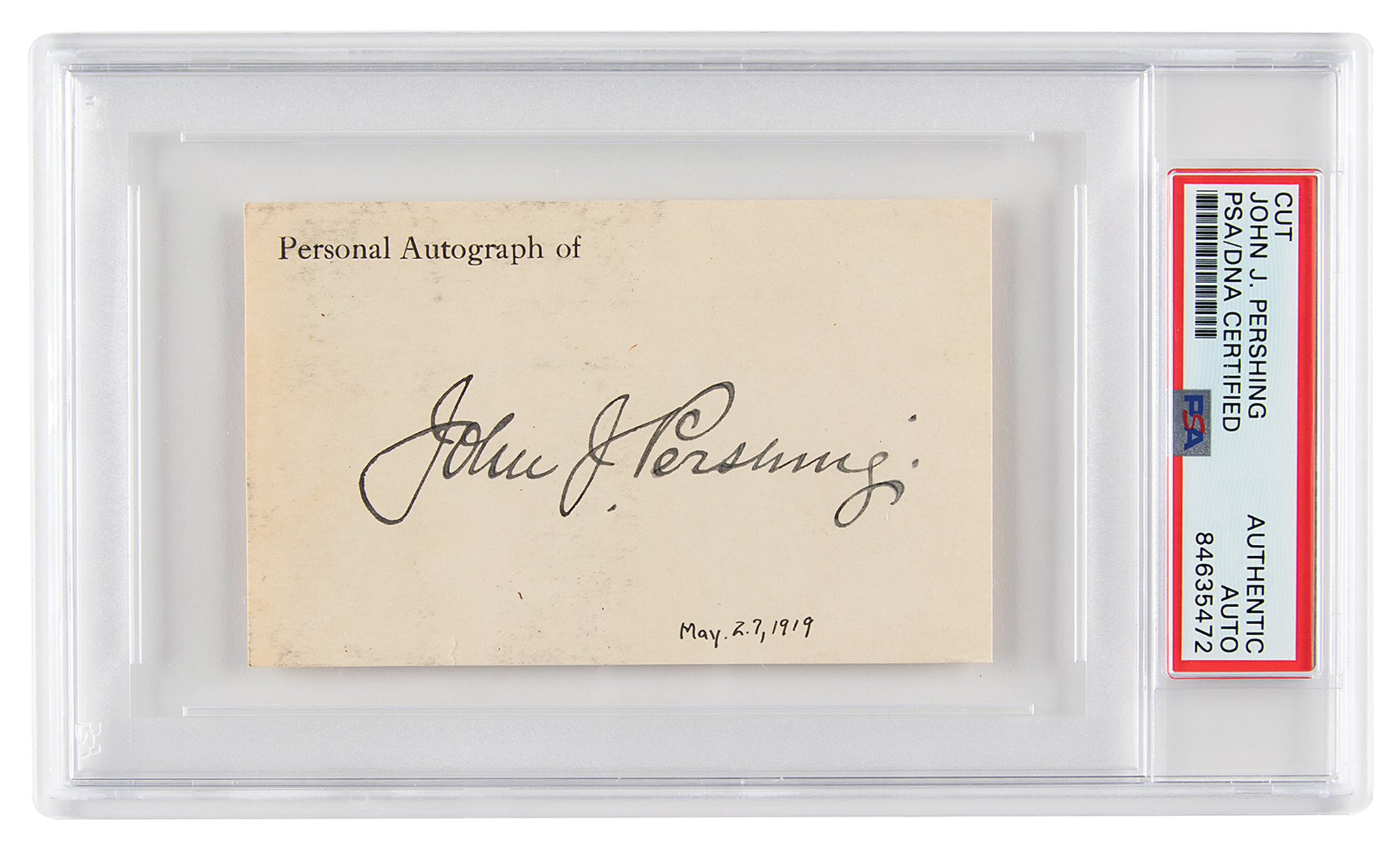 John J. Pershing Signature | RR Auction