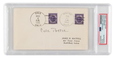 Lot #6522 Cole Porter Signed Cover