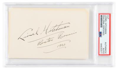 Lot #6661 Lionel Hitchman Signature
