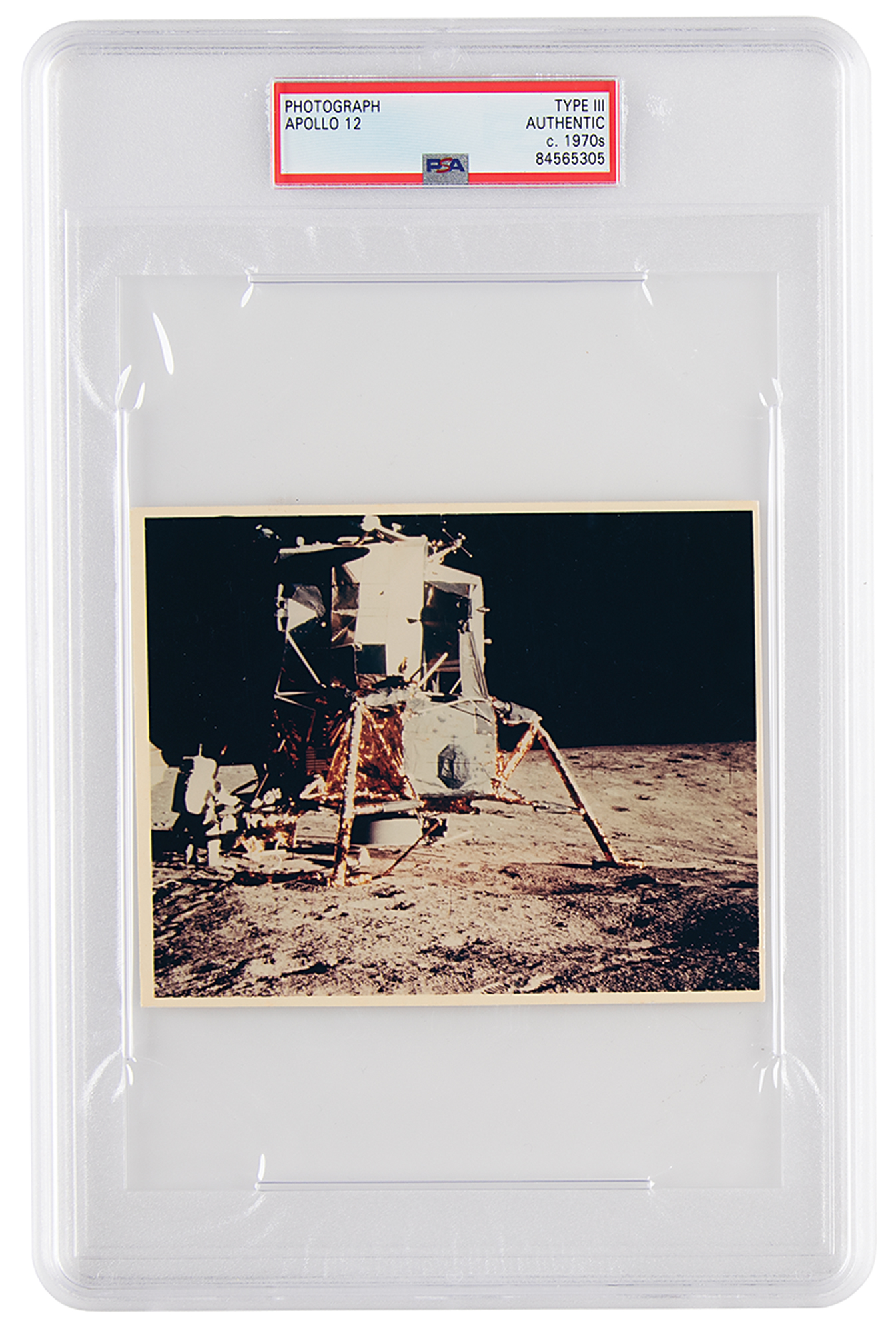 Lot #6383 Apollo 12 Original 'Type III' Photograph