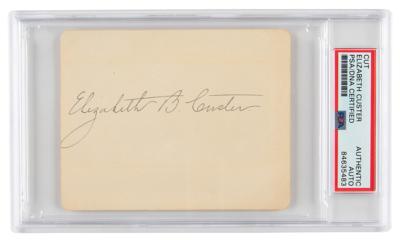 Lot #6325 Elizabeth B. Custer Signature