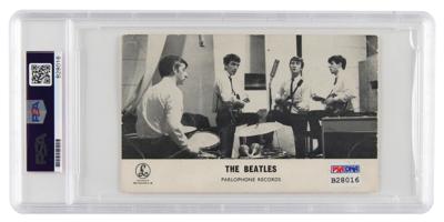 Lot #6472 Beatles Signed Promo Card - Image 2