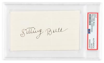 Lot #6146 Sitting Bull Signature
