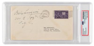 Lot #6589 Bela Lugosi Signed Envelope