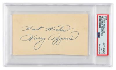 Lot #6638 Harry Agganis Signature