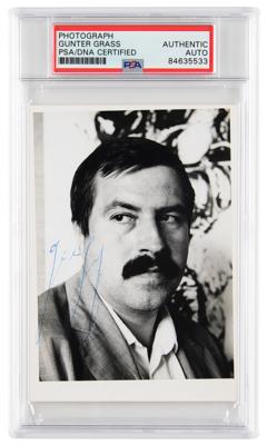 Lot #6452 Gunter Grass Signed Photograph - Image 1