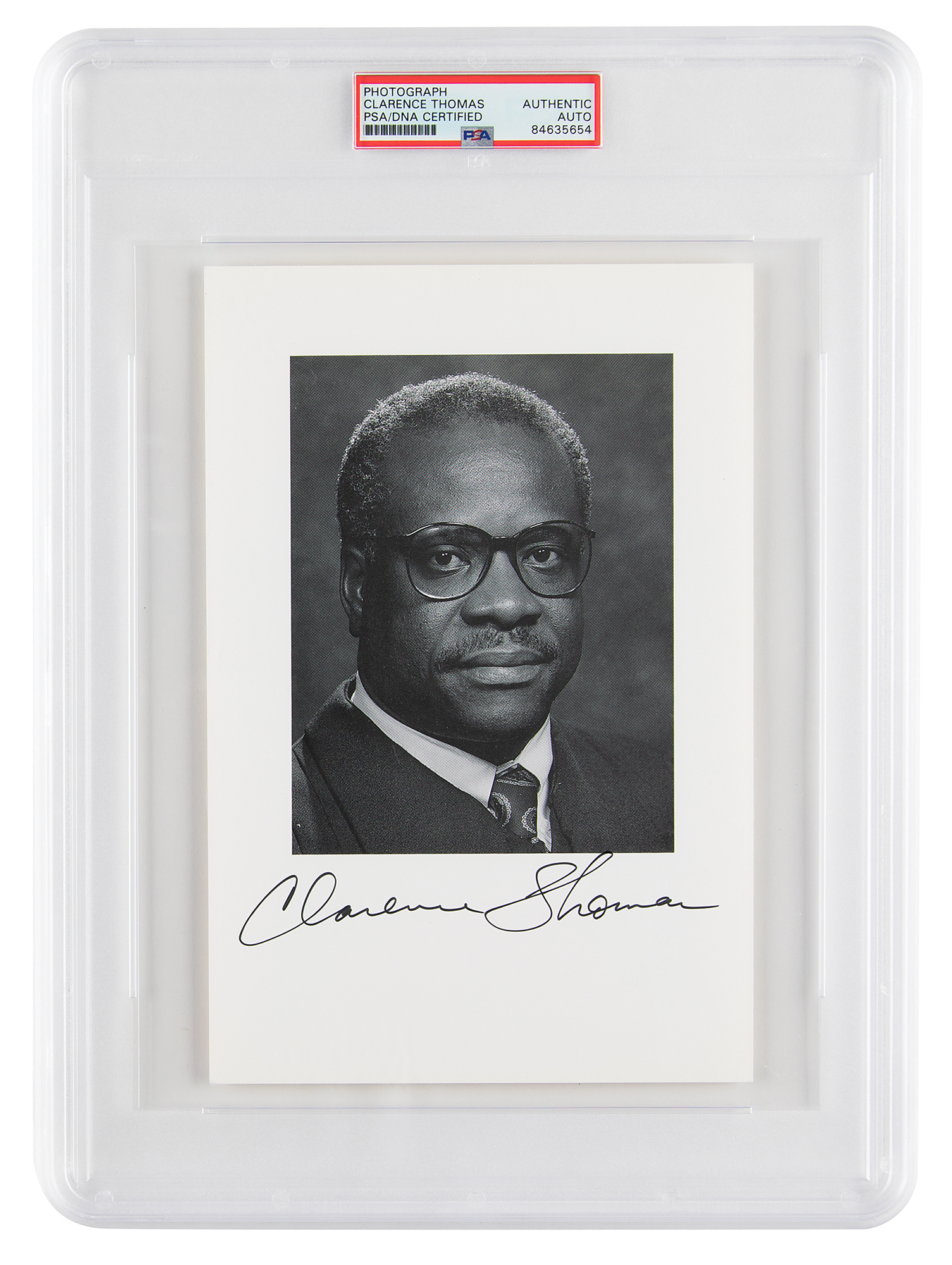 Lot #6278 Clarence Thomas Signed Photograph