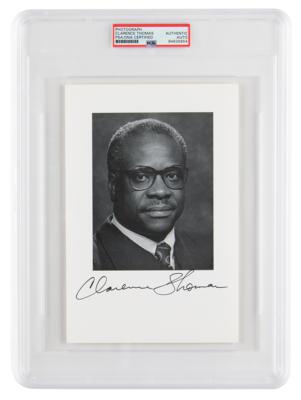 Lot #6278 Clarence Thomas Signed Photograph