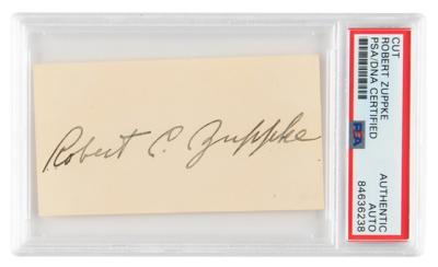 Lot #6687 Robert C. Zuppke Signature - Image 1