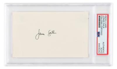 Lot #6262 Jonas Salk Signature