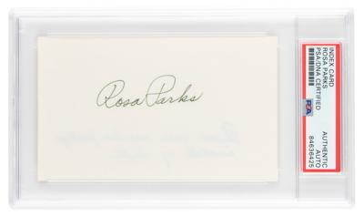 Lot #6246 Rosa Parks Signature