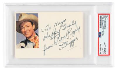 Lot #6603 Roy Rogers Signature - Image 1