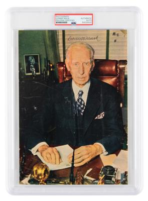 Lot #6664 Connie Mack Signed Photograph - Image 1