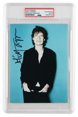 Lot #6538 Rolling Stones: Mick Jagger Signed Photograph