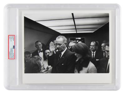 Lot #6049 Lyndon B. Johnson and Jacqueline Kennedy Original 'Type II' Photograph by Cecil Stoughton - Image 1