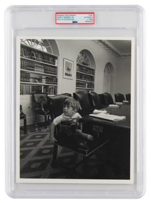 Lot #6082 John F. Kennedy, Jr. Original 'Type I' Photograph by Cecil Stoughton