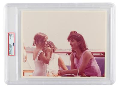 Lot #6070 Jacqueline and Caroline Kennedy Original 'Type I' Photograph by Cecil Stoughton - Image 1