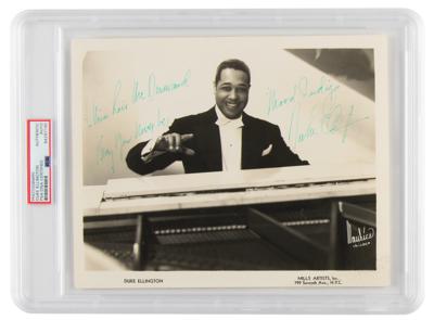 Lot #6512 Duke Ellington Signed Photograph