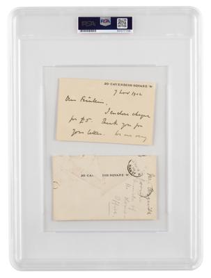 Lot #6152 Herbert Asquith Autograph Letter Signed - Image 2