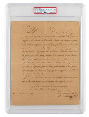 Lot #6230 Marie Louise of Parma Letter Signed -