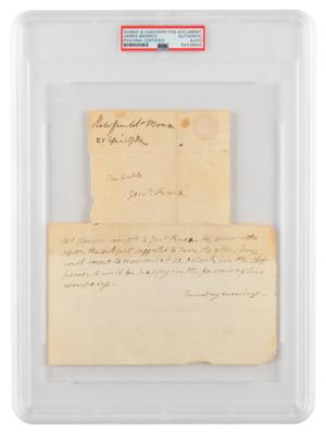 Lot #6086 James Monroe Autograph Letter Signed
