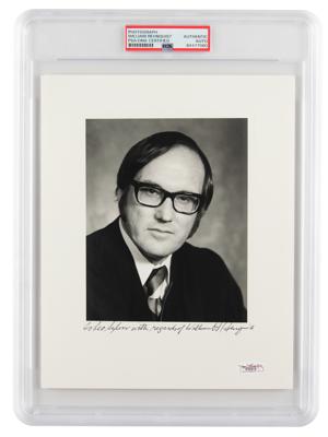Lot #6254 William Rehnquist Signature Photograph