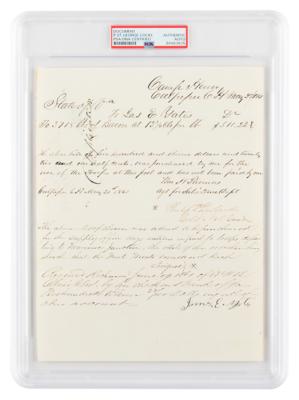 Lot #6359 Philip St. George Cocke Document Signed