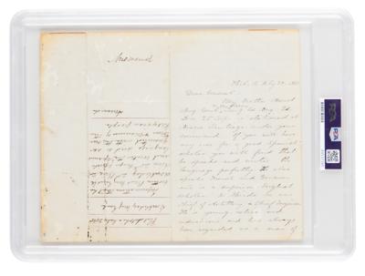 Lot #6304 Abner Doubleday Autograph Letter Signed to Philip Sheridan - Image 2