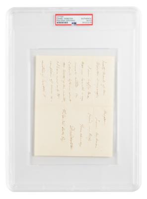 Lot #6290 Daniel Webster Autograph Letter Signed - Image 1