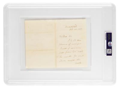 Lot #6290 Daniel Webster Autograph Letter Signed - Image 2