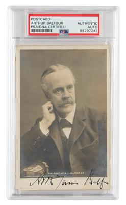 Lot #6154 Arthur James Balfour Signed Photograph