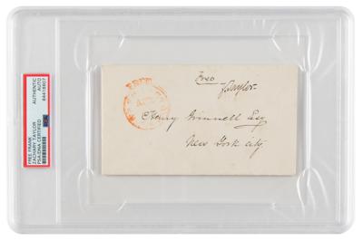 Lot #6021 Zachary Taylor Signed Free Frank as President