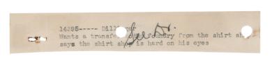 Lot #6148 John Dillinger Autograph Letter Signed - PSA MINT 9 - Image 2
