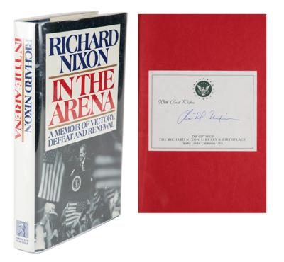 Lot #77 Richard Nixon Signed Book