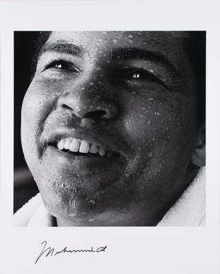 Lot #907 Muhammad Ali Signed Oversized Photograph by John Stewart