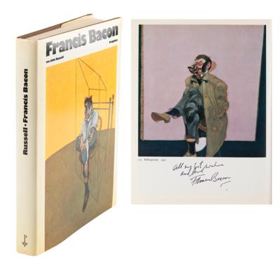 Lot #379 Francis Bacon Twice-Signed Book - Image 1