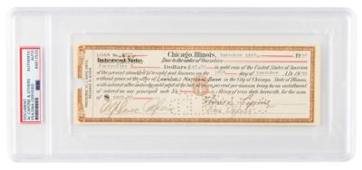 Lot #164 Al Capone Document Signed - Image 1