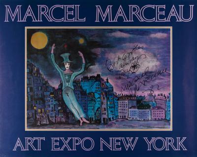 Lot #848 Marcel Marceau Signed Poster - Image 1