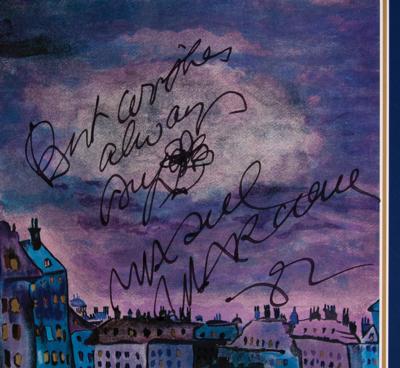 Lot #848 Marcel Marceau Signed Poster - Image 2