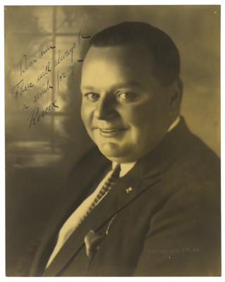 Lot #774 Roscoe 'Fatty' Arbuckle Signed Photograph - Image 1