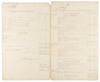 Lot #133 King George III Triple-Signed Document