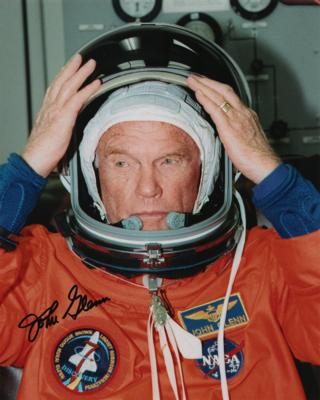 Lot #358 John Glenn Signed Photograph  - Image 1