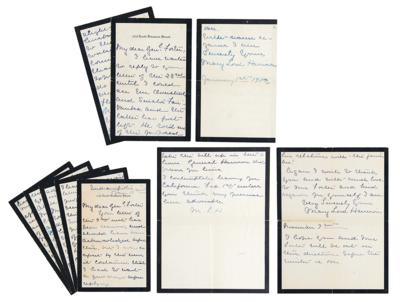 Lot #64 Mary Lord Harrison (3) Autograph Letters
